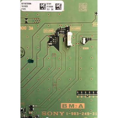 KIT DE TARJETAS PARA TV SONY / MAIN A-2197-239-A / 1-983-249-31 / A2197239A / FTE 1-474-711-11 / 147471111 / SUB FTE 1-474-713-12 / 147471312 / LED DRIVER 944211T / 18STO60A-A01 / T-CON 55.75T05.C09 / 5575T05C09 / PANEL T750QVF05.4 / MODELO XR-55A80J - Imagen 7